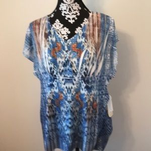 One World Multi Color Blouse